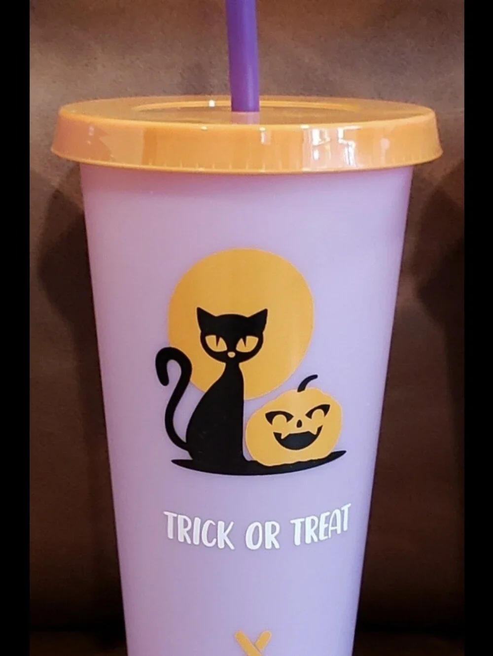 6 Color Changing Plastic 24 oz. Tumblers/Lids/Straws. Halloween Mix & Match NEW